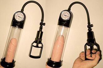 Penis enlargement by 3-4 cm in 1 day with a vacuum pump