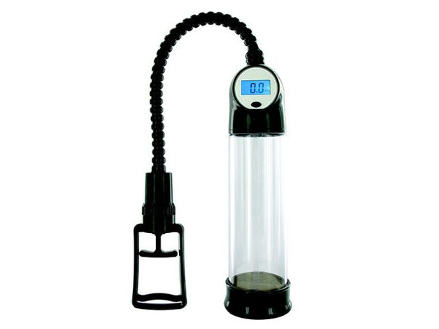 Automatic vacuum pump with an equipped monitor