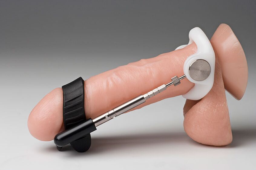 Extender for penis enlargement