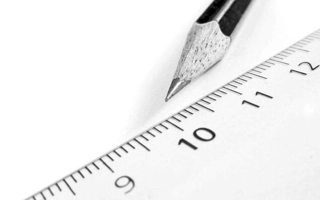 You can measure the length of the penis with a ruler.
